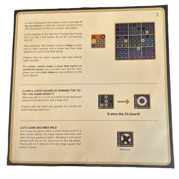 Multiplication Board Game - Multi - Joyful Math  Education Learning Kids Family - Picture 4 of 8